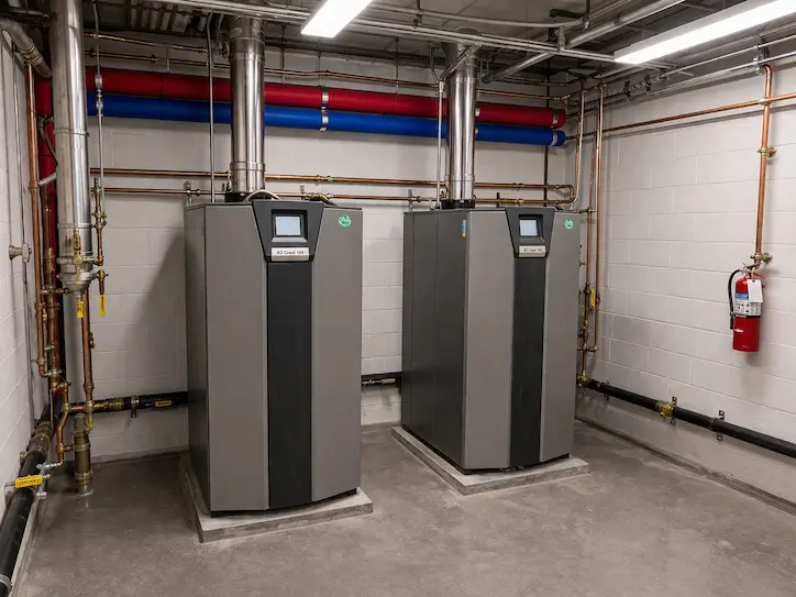 commercial boiler installation dual floor standing units.webp