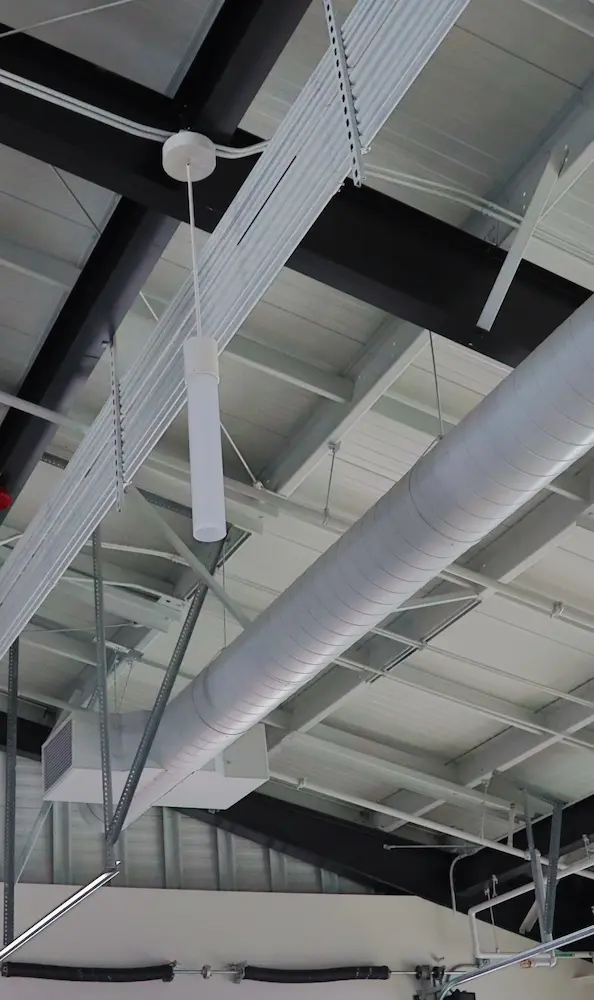 commercial ceiling ductwork ventilation installation system.webp