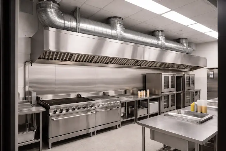 commercial kitchen ventilation hood system installation.webp