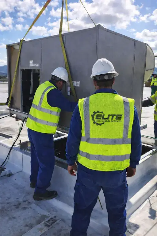 commercial rooftop hvac unit installation elite mechanical.webp