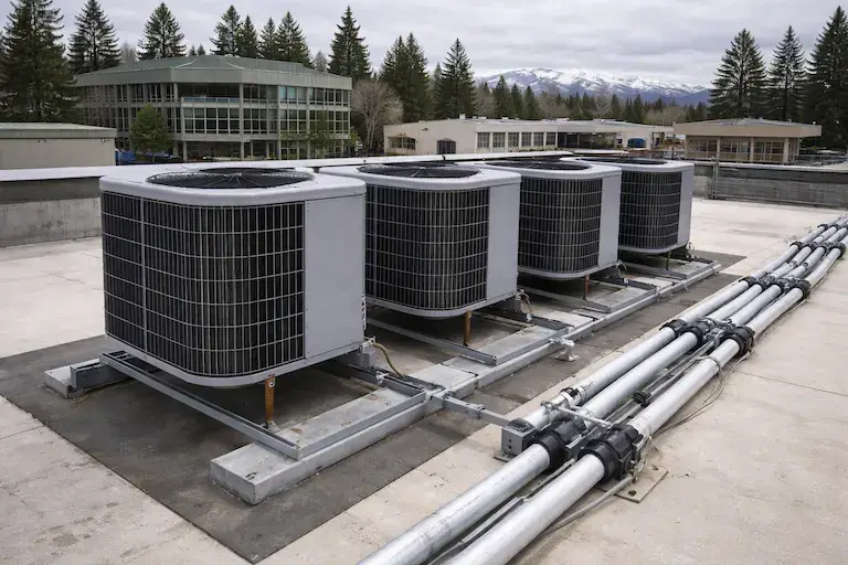 commercial rooftop hvac units northwest office complex.webp
