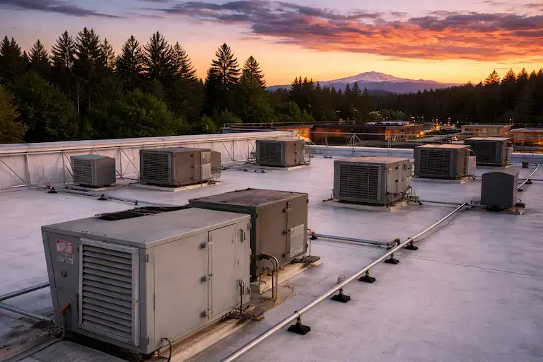 commercial rooftop hvac units northwest sunset.webp