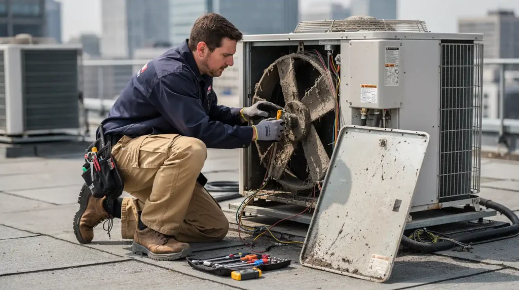 Sudden rooftop unit failures almost never happen without warning. Breakdowns build gradually, starting as minor